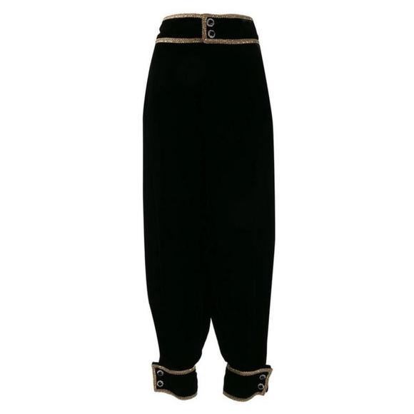 Gucci - Jewel-embellished Cotton Trousers - FR 36